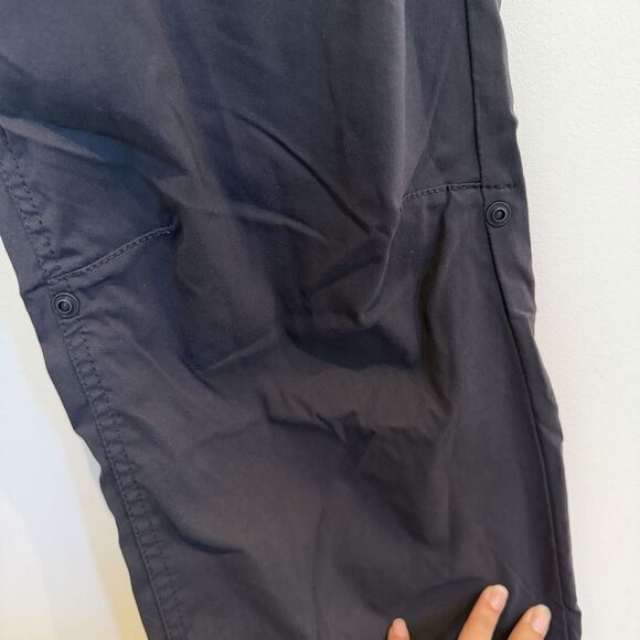 Prana Pants Womens 18W Gray Halle Convertible Roll Up Gorpcore Hiking Outdoor - Picture 4 of 16